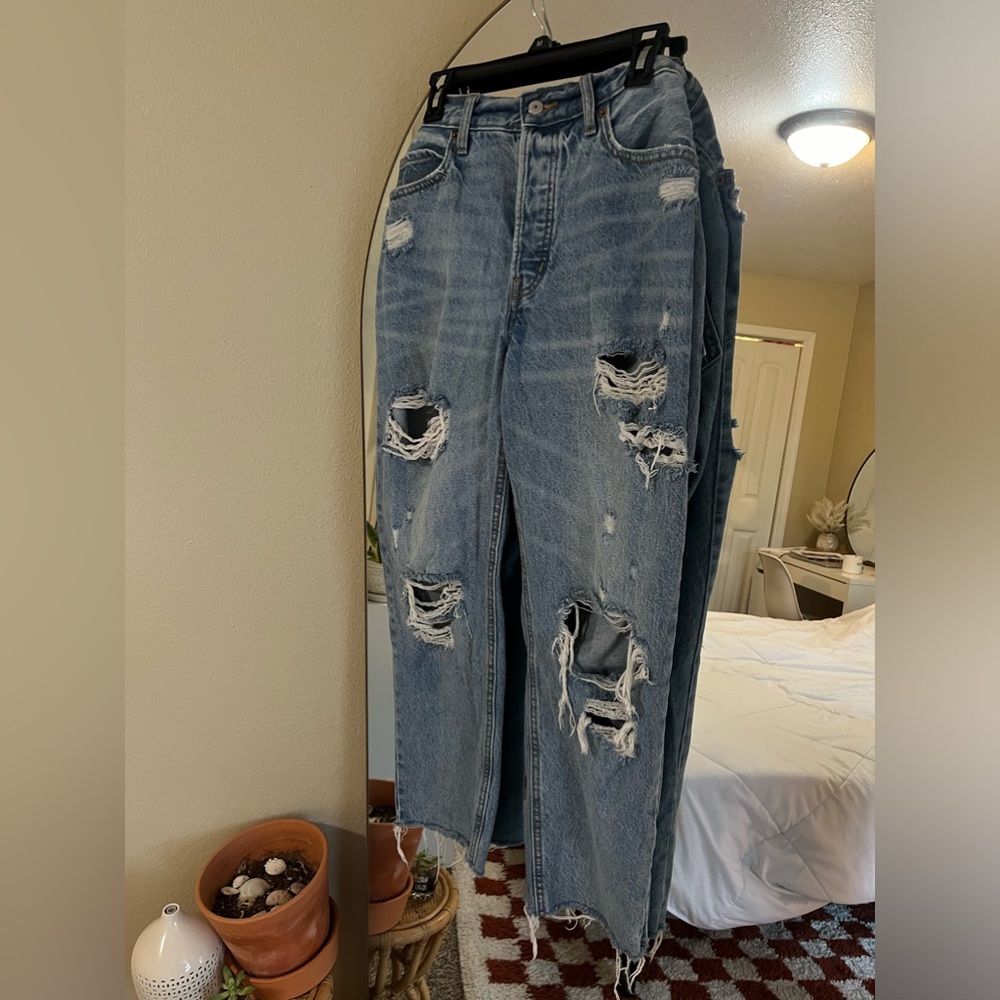 High Rise Straight Leg Jean